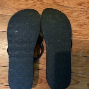 Tory Burch wedge flip flops